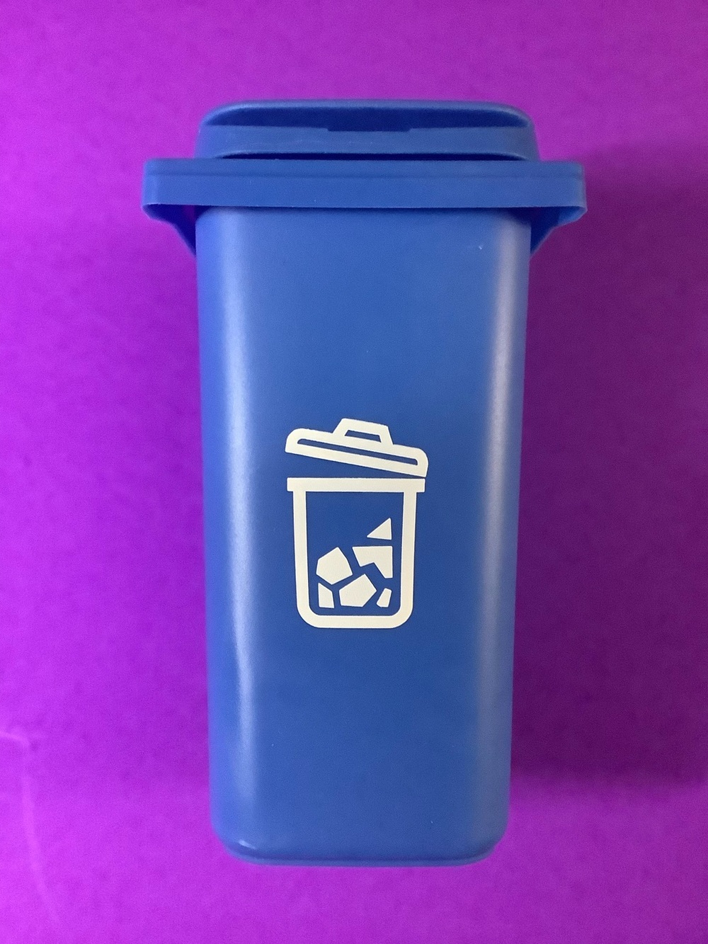 Tiny Easy Carry Recycle Mini Trash Bin Indoors